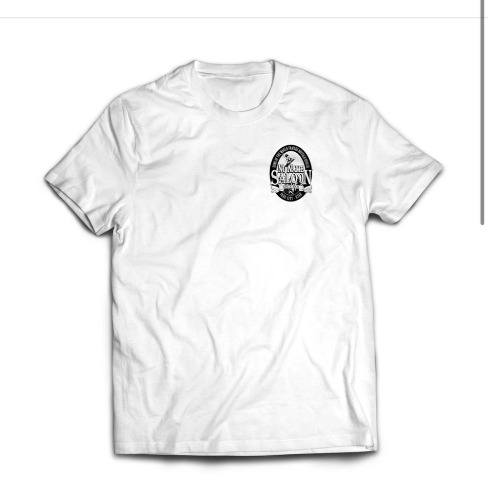 No Name Saloon White Graphic T-Shirt